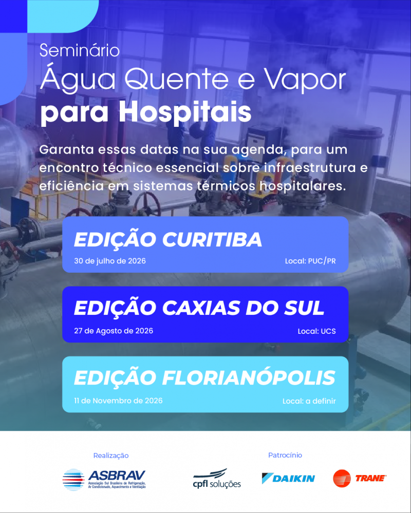 Seminário Água Quente e Vapor para Hospitais - CURITIBA